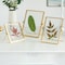 Fabulaxe Modern Metal Floating Tabletop Square Photo Picture Frame w/Glass Cover and Easel Stand, Gold 4 x 4 QI004066.GD.S - alternate 9